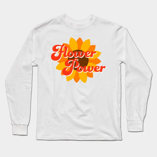 Flower Power Long Sleeve T-Shirt by krisztinakoteles